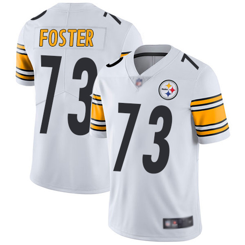 Youth Pittsburgh Steelers Football 73 Limited White Ramon Foster Road Vapor Untouchable Nike NFL Jersey
